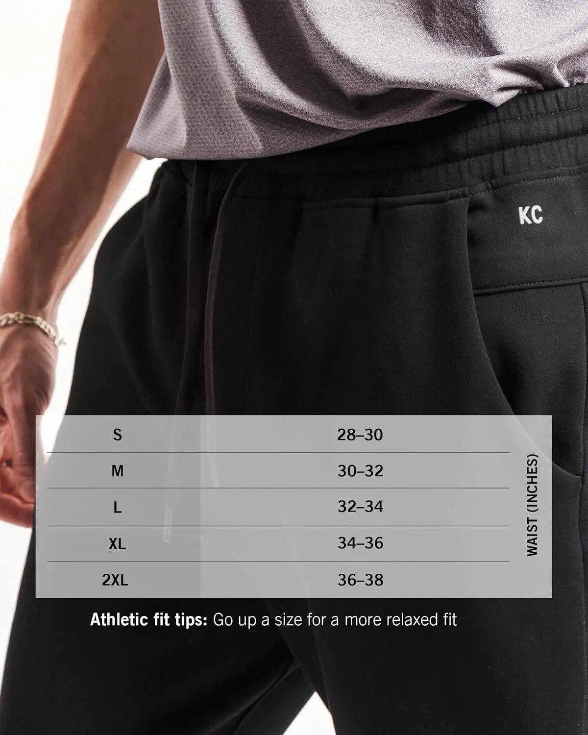 Kenneth Cole REACTION Stretch Scuba Knit Tapered Sweatpants for Men 2-Pack, Active Mens Joggers with Pockets Pack of 2