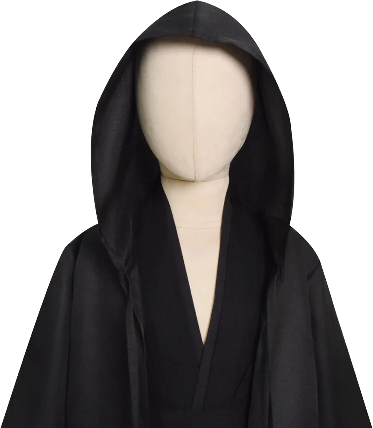 Kids Anakin Costume for Boys - Tunic With Hooded Robe Jedi Uniform - Halloween Cosplay Outfit for Children