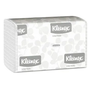 Kleenex 01500 C-Fold Paper Towels, 10 1/8 x 13 3/20, White, 150 per Pack (Case of 16 Packs)