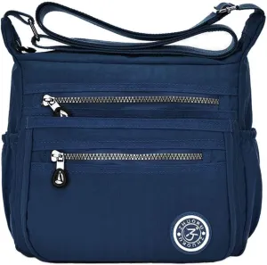 KXF Women's Waterproof Nylon Casual Crossbody Shoulder Messenger Bag Travel Purse Handbag with Multi Pocket