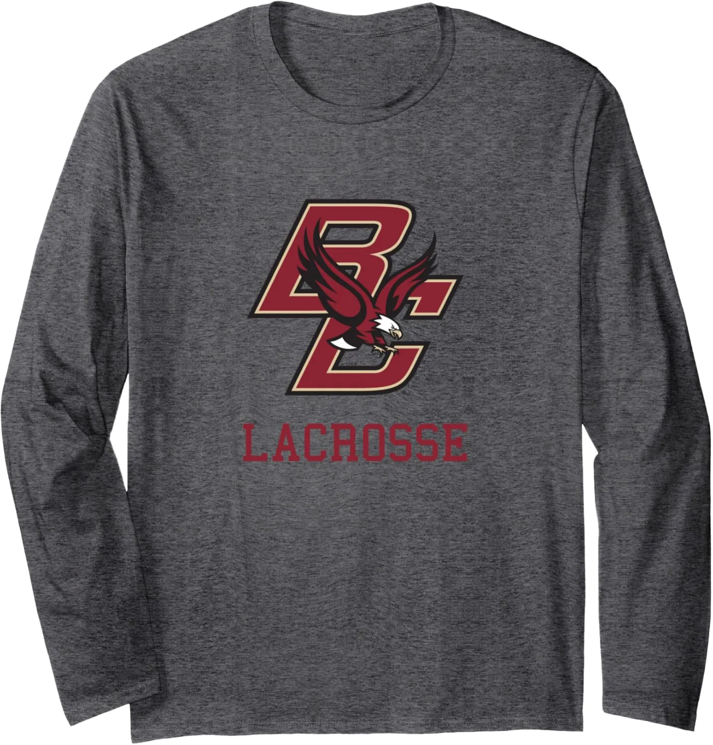 Lacrosse Apparel Dark Heather Long Sleeve T-Shirt
