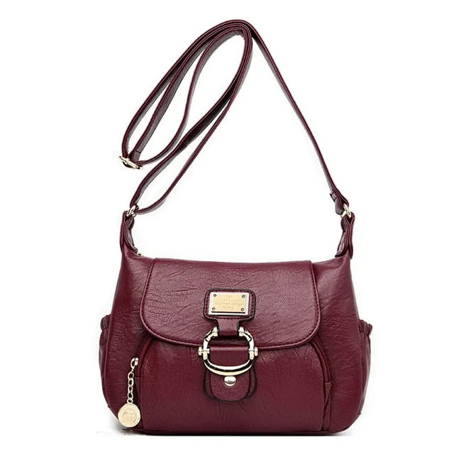 Ladies Luxury Brand Handbags Sac A Main Crossbody Bags for Women 2020 Leather Shoulder Bags Female Messenger Bag Soft Flap Bag