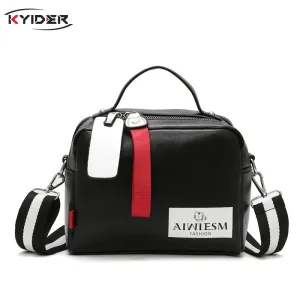 Large capacity Boston Women's  handbags Diagonal shoulder Special luxury handbag Women's crossbody bag wide strap KYIDER
