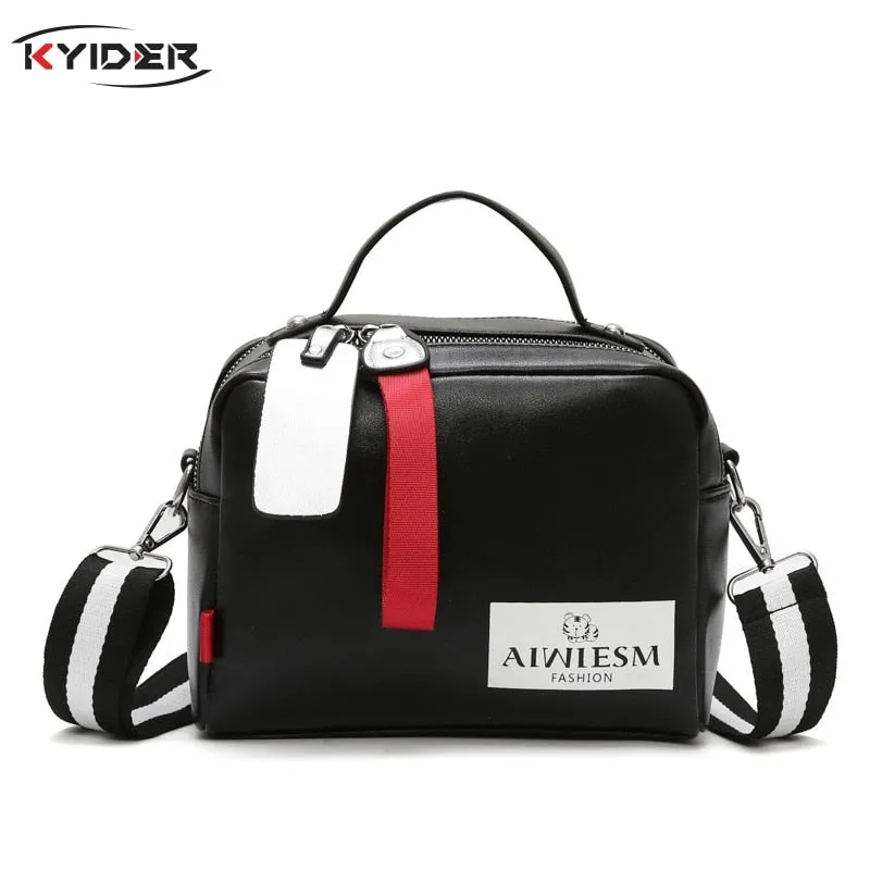 Large capacity Boston Women's  handbags Diagonal shoulder Special luxury handbag Women's crossbody bag wide strap KYIDER
