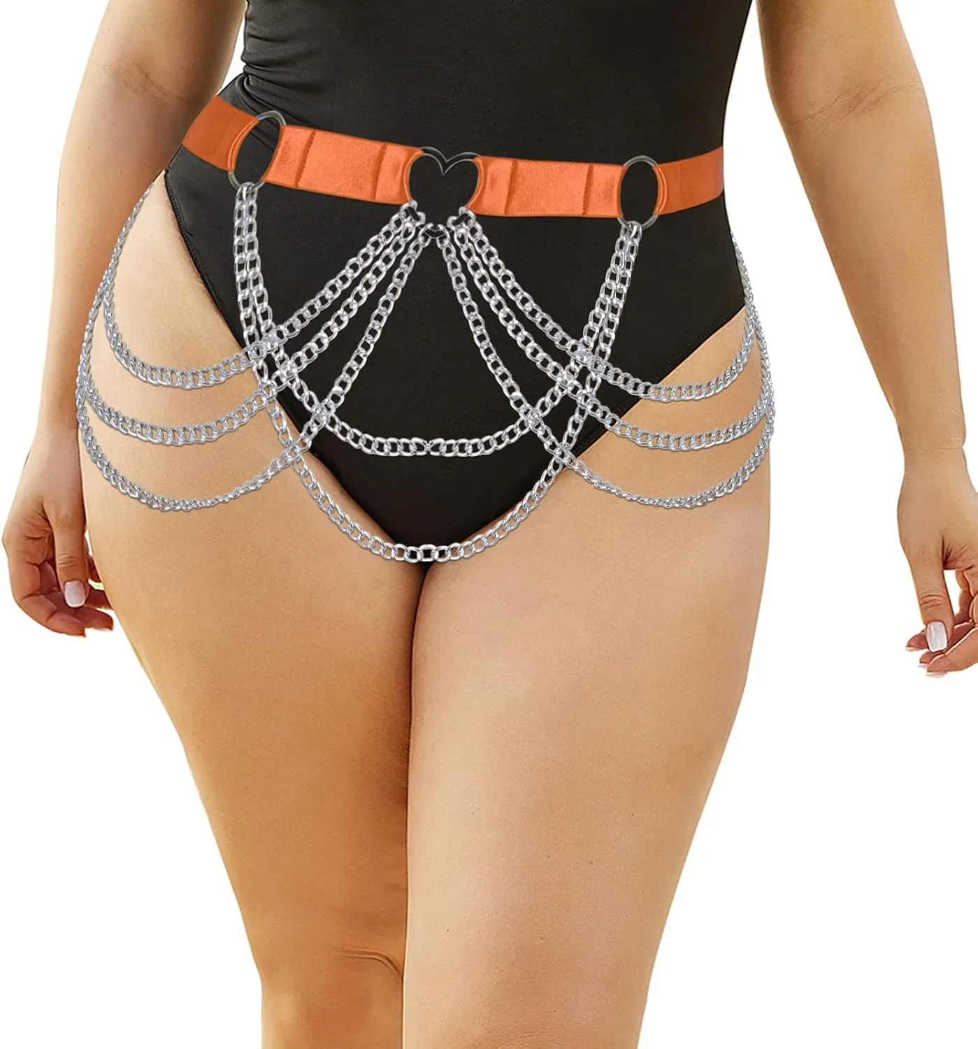 Large size Waist belts Body chain harness for women Plump Festival rave Halloween Punk gothic Plus size Lingerie cage