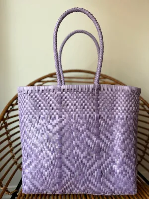 Lavender Woven Tote