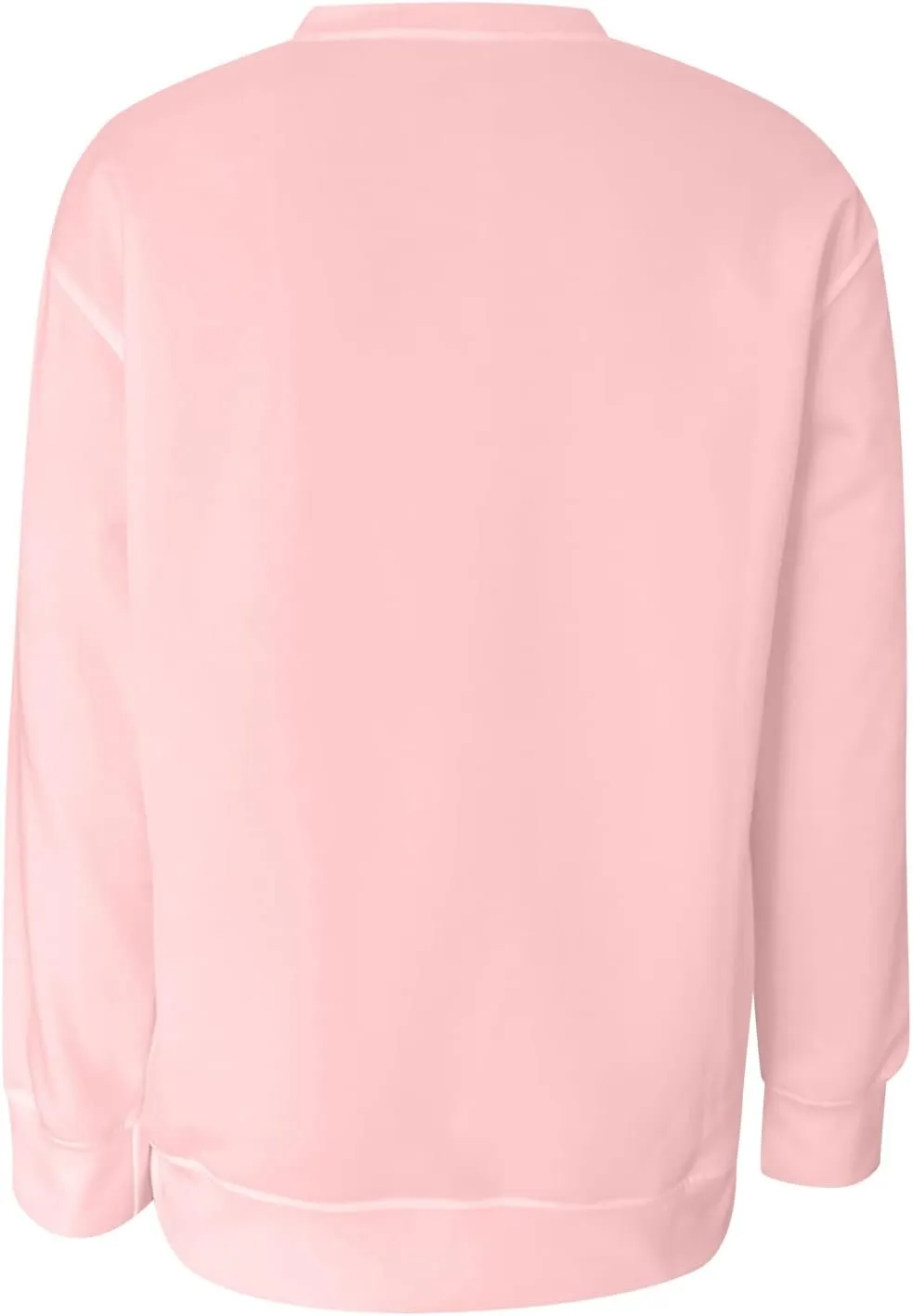 LCMTWX Womens Casual Round Neck Sweatshirt Long Sleeve Top Cute Pullover Loose Version Pullover Sweater Women Hoodie plus