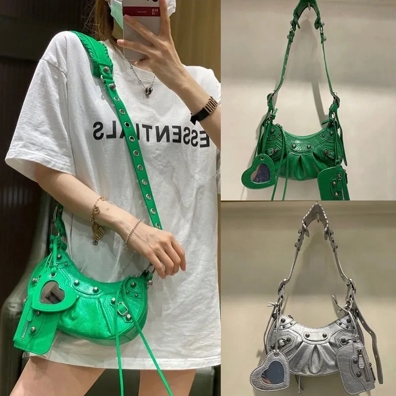 Leather Retro Shoulder Crossbody Bag