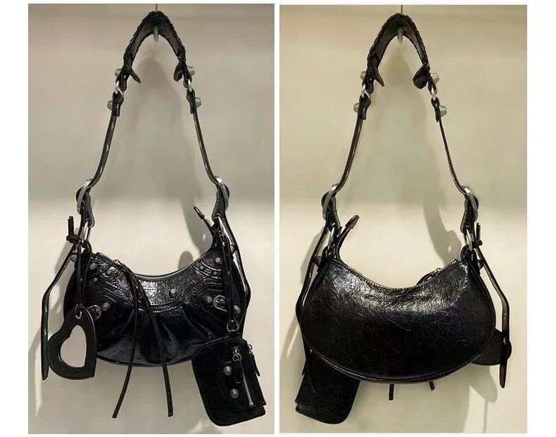 Leather Retro Shoulder Crossbody Bag