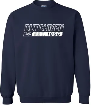 Lebanon Valley College est 1866 Unisex Crewneck Sweatshirt - LVC Dutchmen Apparel