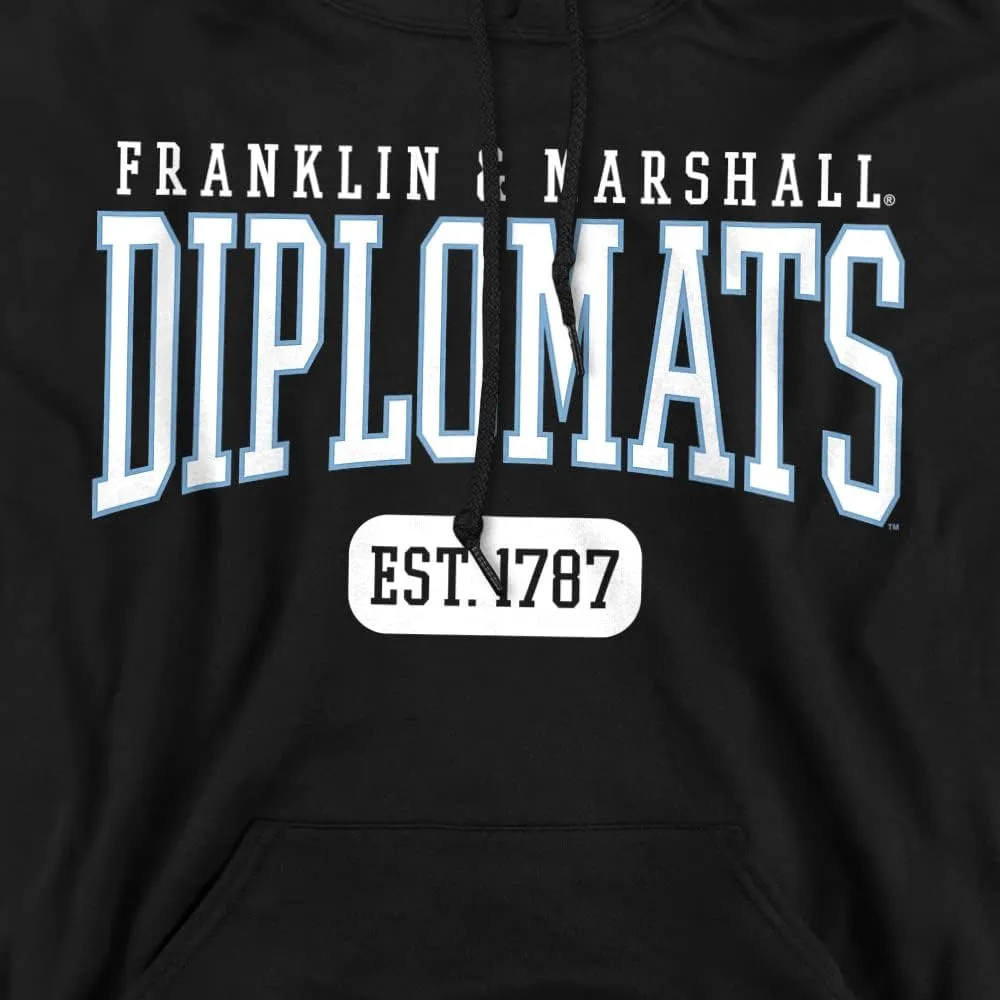 LOGOVISION Franklin & Marshall College Official Est. Date Unisex Adult Pull-Over Hoodie