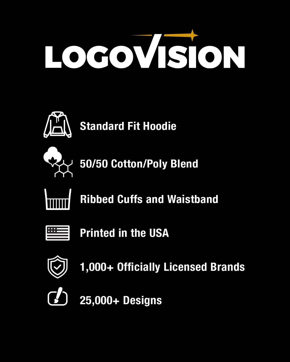 LOGOVISION Franklin & Marshall College Official Est. Date Unisex Adult Pull-Over Hoodie