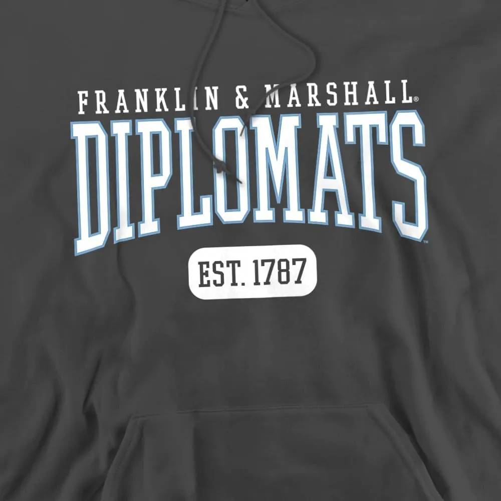 LOGOVISION Franklin & Marshall College Official Est. Date Unisex Adult Pull-Over Hoodie