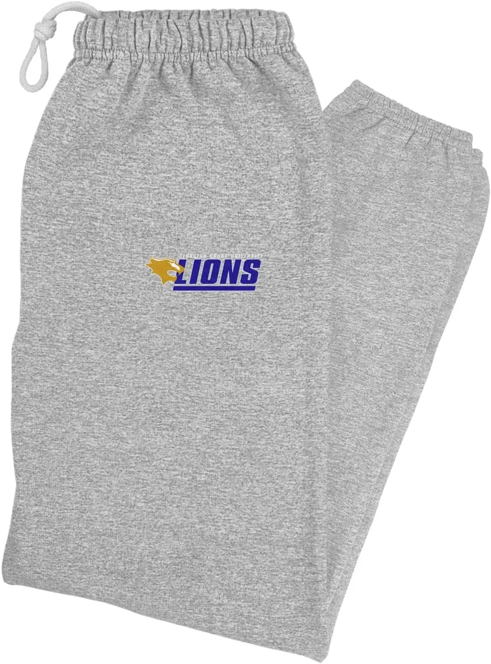 LOGOVISION Georgian Court University School Logo Mens Jogger Sweatpants, Athletic Heather, Medium