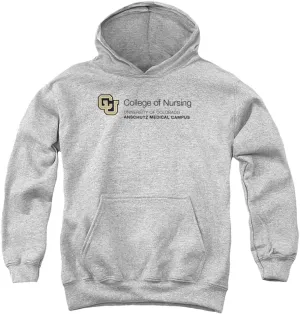 LOGOVISION University of Colorado Anschutz Medical Campus College of Nursing Youth Kids Boy/Girls Pull-Over Hoodie