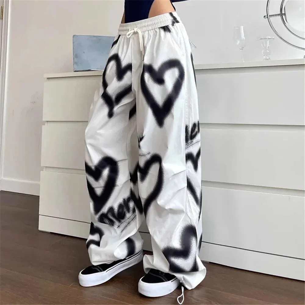 Love Graffiti Wide-Leg Pants