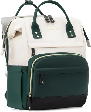 LOVEVOOK Laptop Backpack for Women, 15.6 Inch Work Business Backpacks Purse, Large Capacity Nurse Bag College Bookbag for School, Waterproof Casual Daypack for Travel
