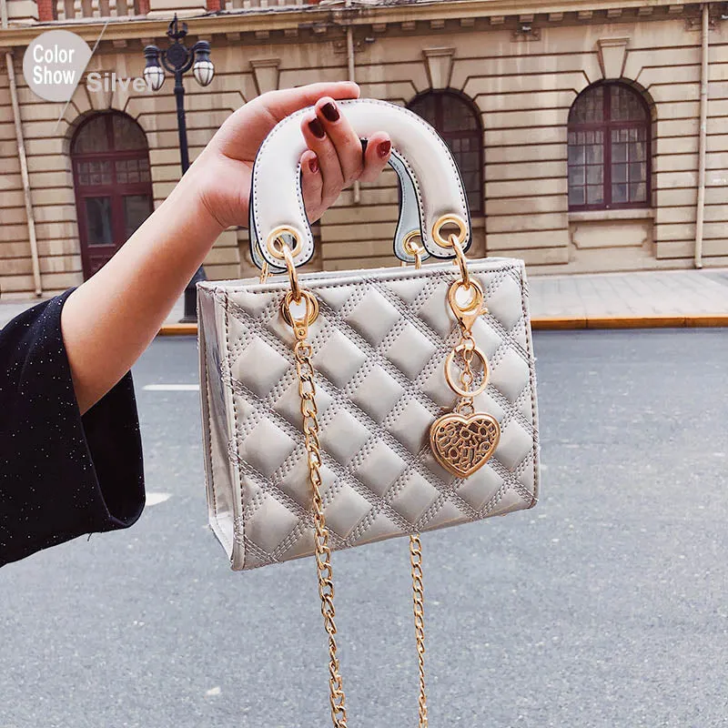 Luxury Bags For Women Plaid Jelly Bag Candy Color Flap Mini Designed Ladies Shoulder Chain Tote Messenger Crossbody HandBag 2022