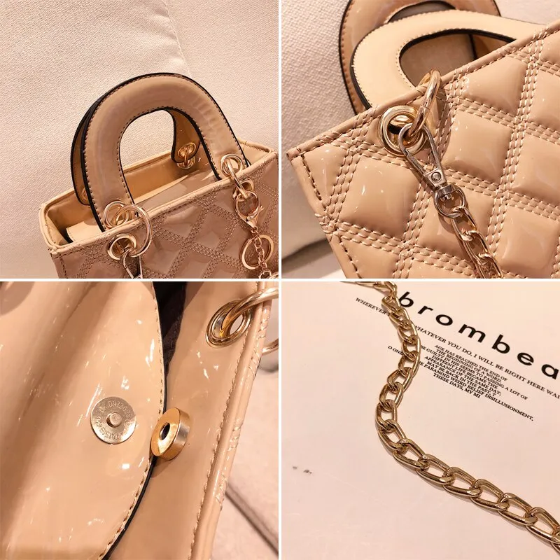 Luxury Bags For Women Plaid Jelly Bag Candy Color Flap Mini Designed Ladies Shoulder Chain Tote Messenger Crossbody HandBag 2022