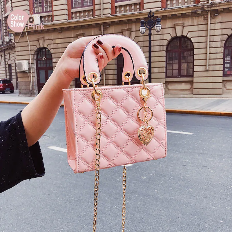 Luxury Bags For Women Plaid Jelly Bag Candy Color Flap Mini Designed Ladies Shoulder Chain Tote Messenger Crossbody HandBag 2022