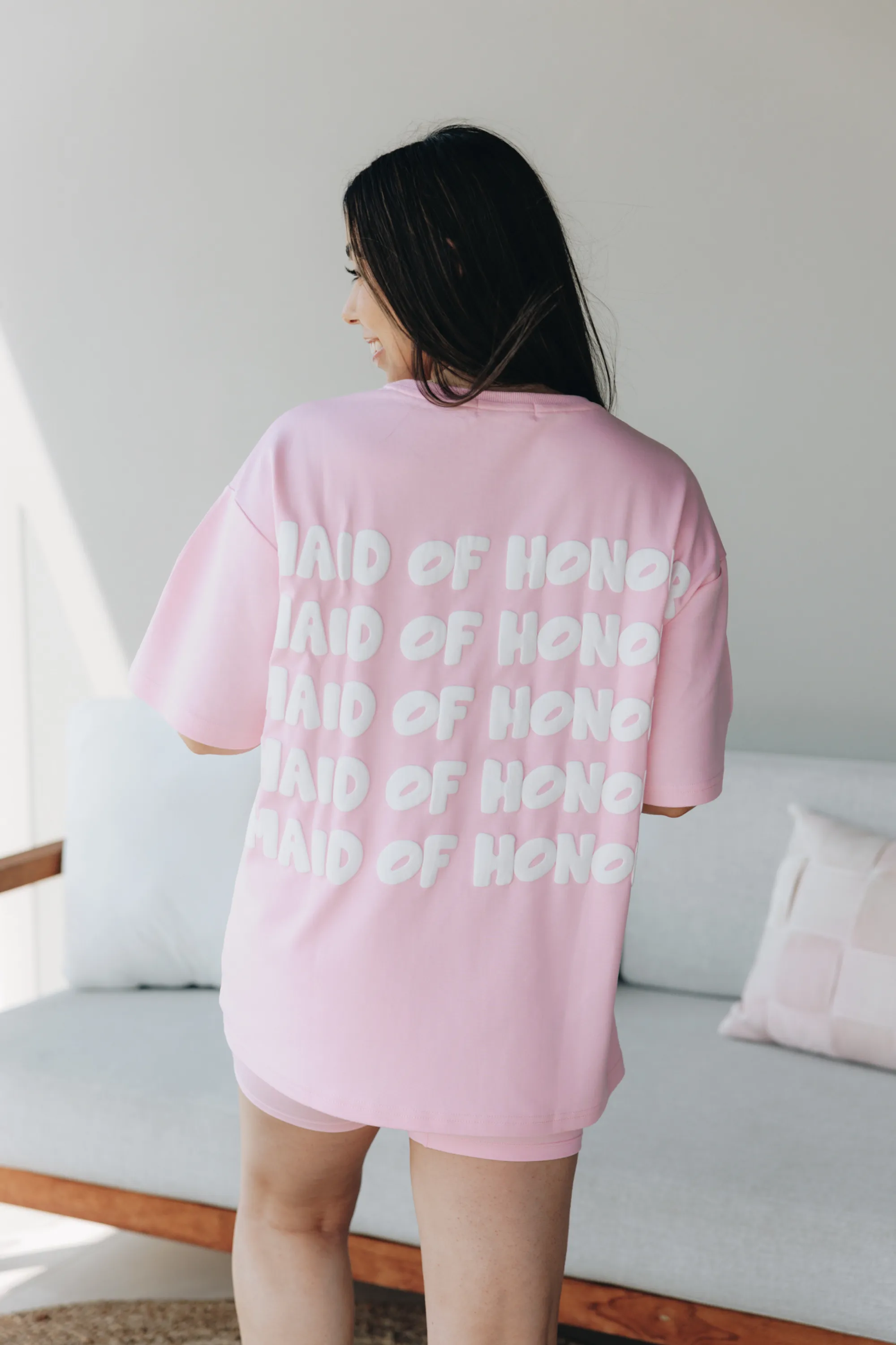 Maid of Honour Tee - Pink