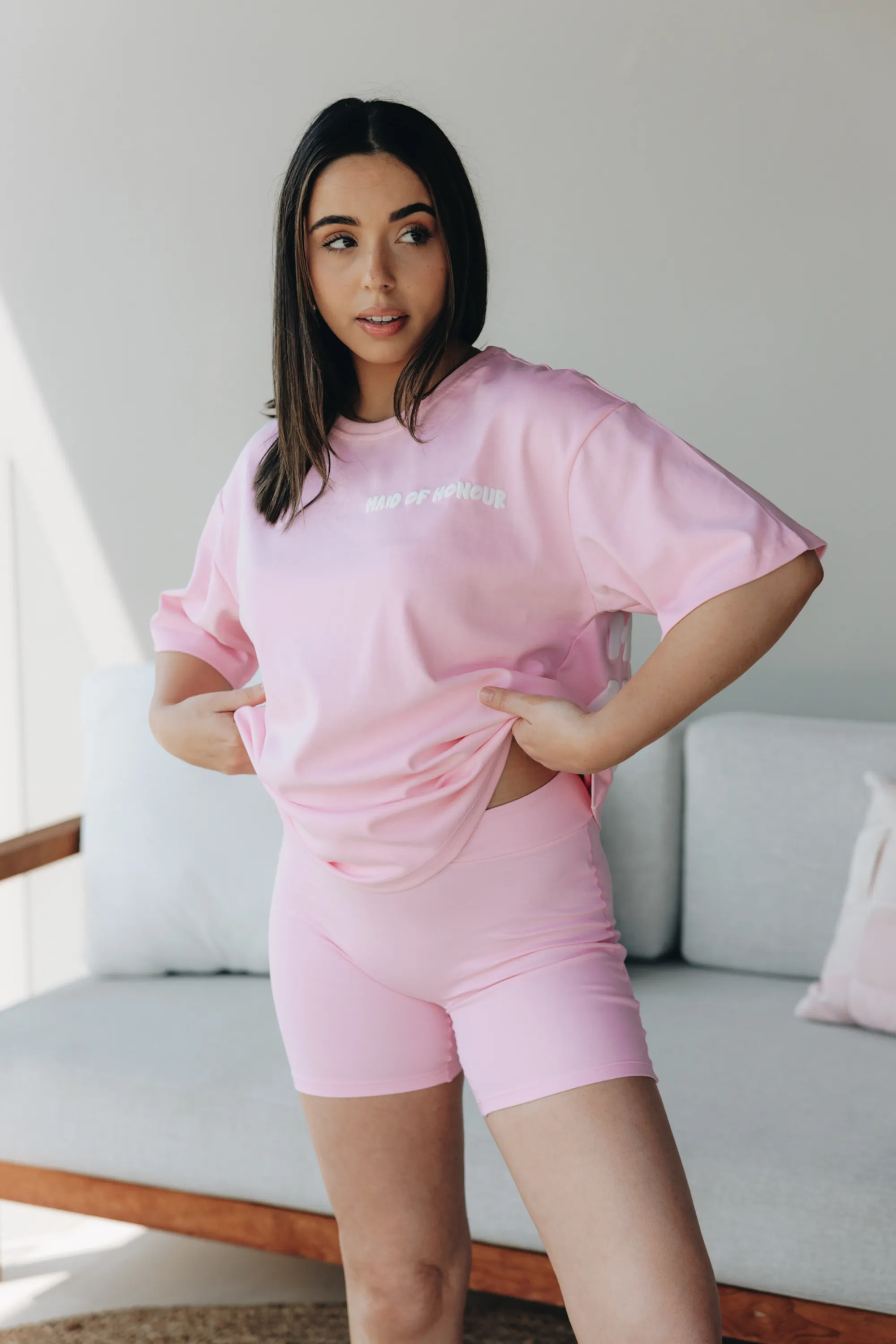 Maid of Honour Tee - Pink
