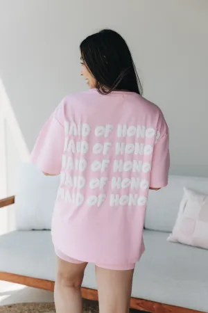 Maid of Honour Tee - Pink