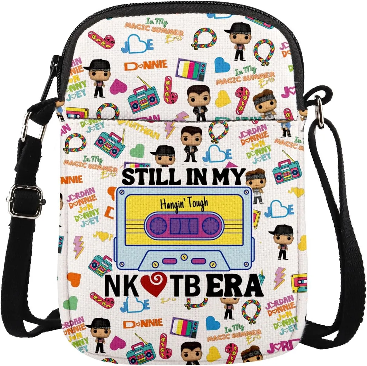 MAOFAED Vintage Boy Band Inspired Gift, Crossbody Bag for Fans, Concert Festival Gift (still nktoCB)