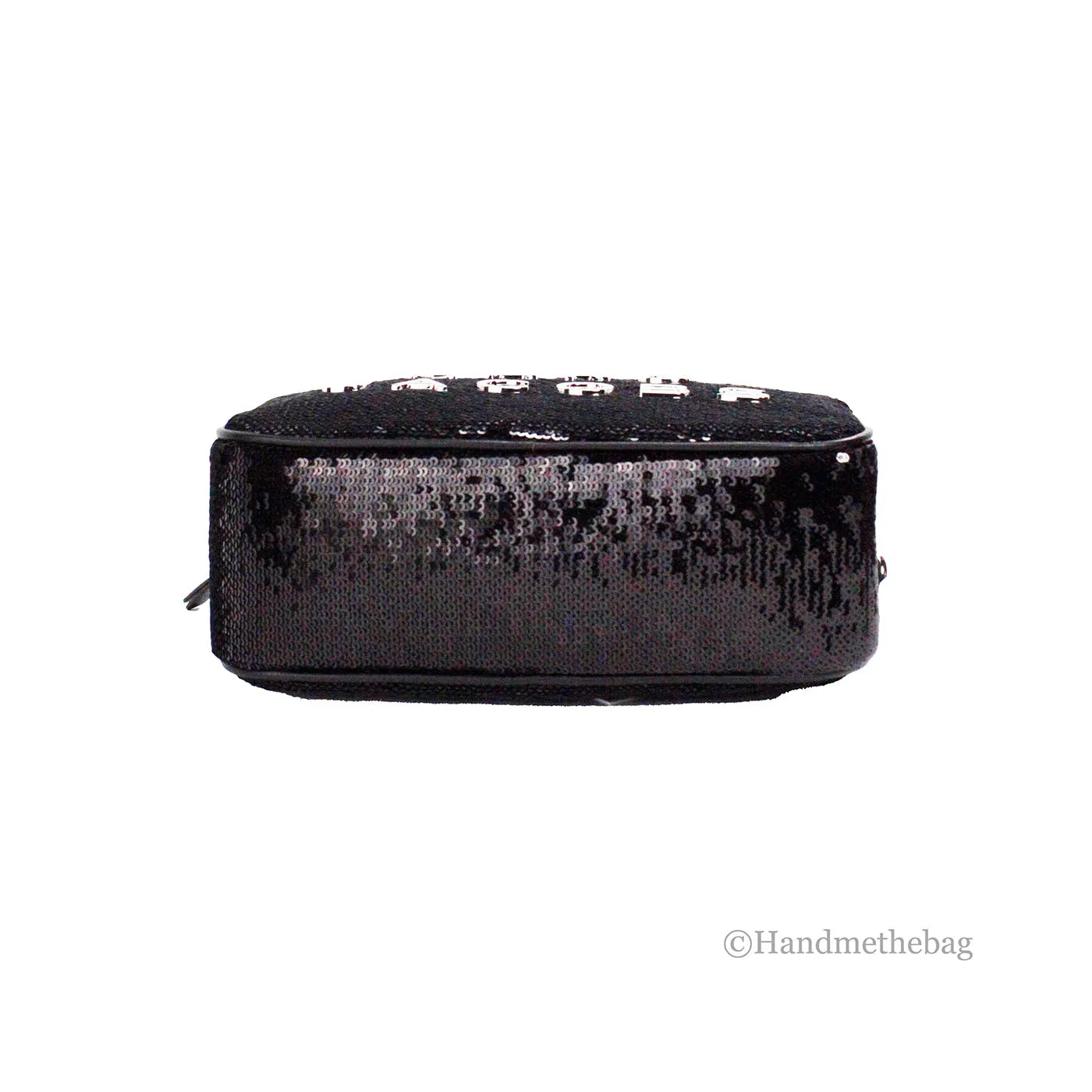 Marc Jacobs Flash Black Sequined Camera Crossbody Bag