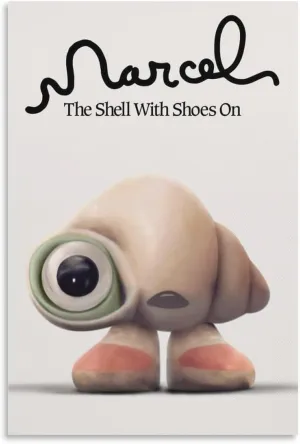 Marcel The Shell with Shoes On Art Movie Poster Canvas Art Poster And Wall Art Picture Print Modern Family Bedroom Decor Posters 08x12inch(20x30cm)