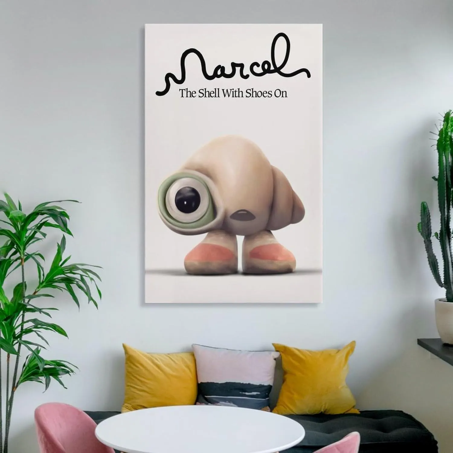 Marcel The Shell with Shoes On Art Movie Poster Canvas Art Poster And Wall Art Picture Print Modern Family Bedroom Decor Posters 08x12inch(20x30cm)