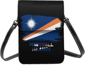 Marshall Islands Rosal Islanders Flag Small Crossbody Bag Is A Shoulder Bag Designed For Women And Girls Cell Phone Crossbody Wallet Purses With Card Slots Adjustable Strap