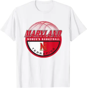 Maryland Terrapins Women's Basketball Dunk Logo T-Shirt