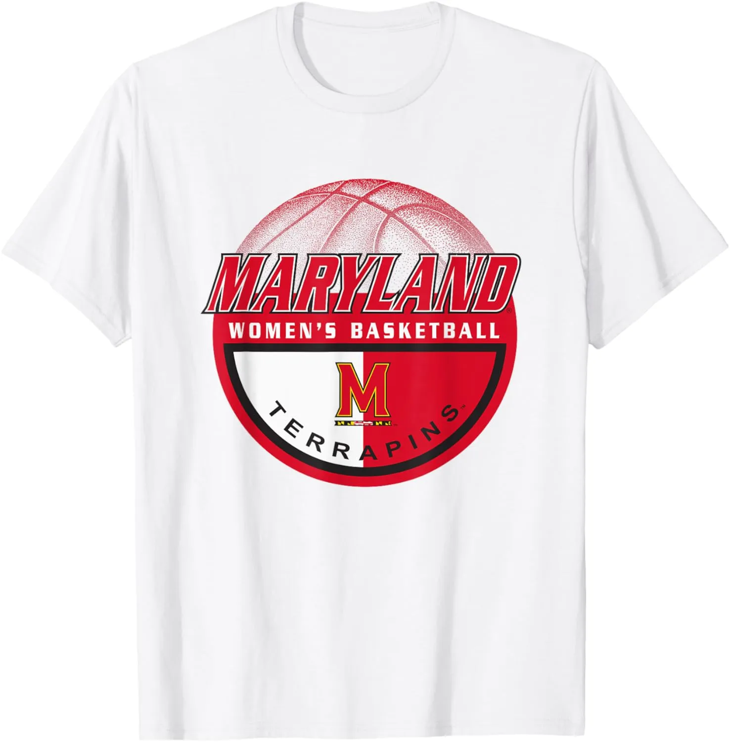 Maryland Terrapins Women's Basketball Dunk Logo T-Shirt