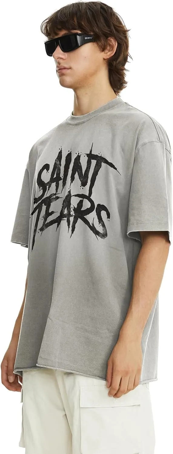 Men's ASAP Rocky T-Shirt Hip Hop Fun Black Graphic Tee Rapper Fashion Cool Graphics Unisex Short Sleeve Top for Teen Adult