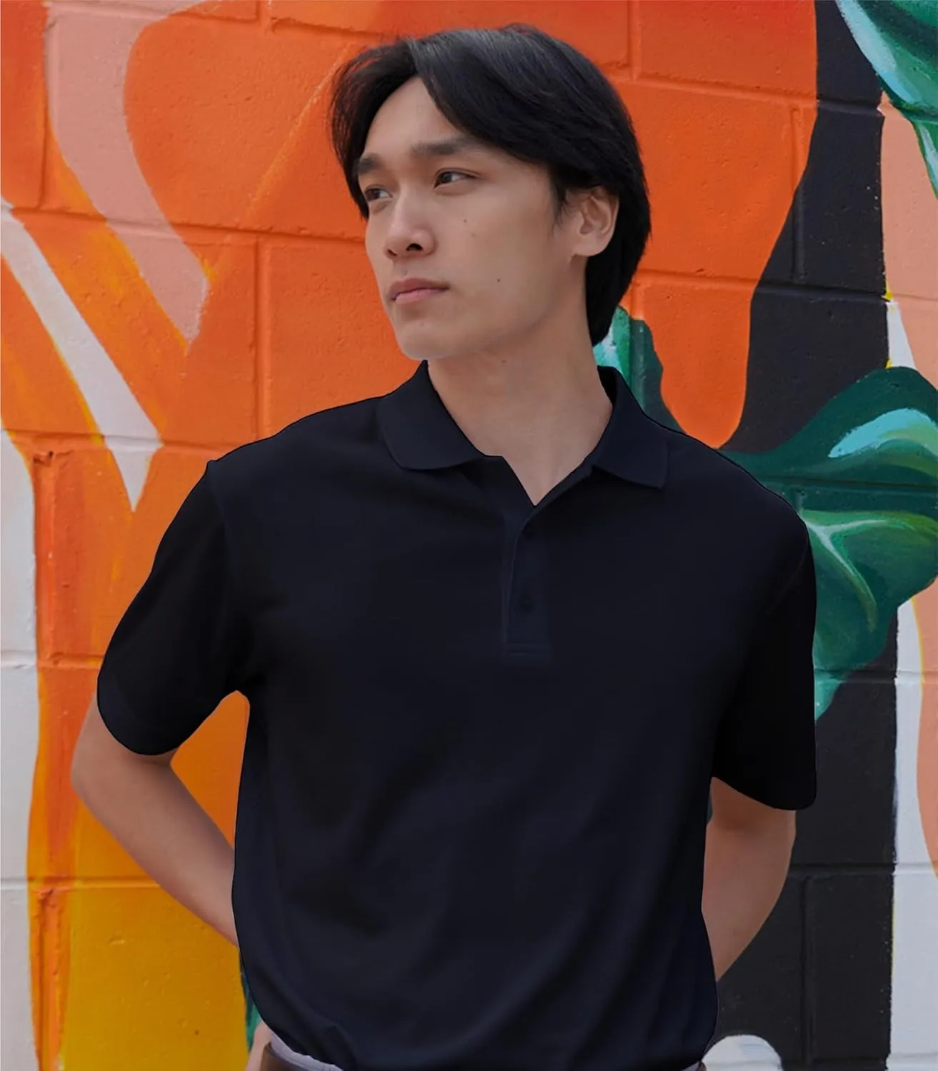 Men's Collegiate Polyester Mesh Team Icon Polo