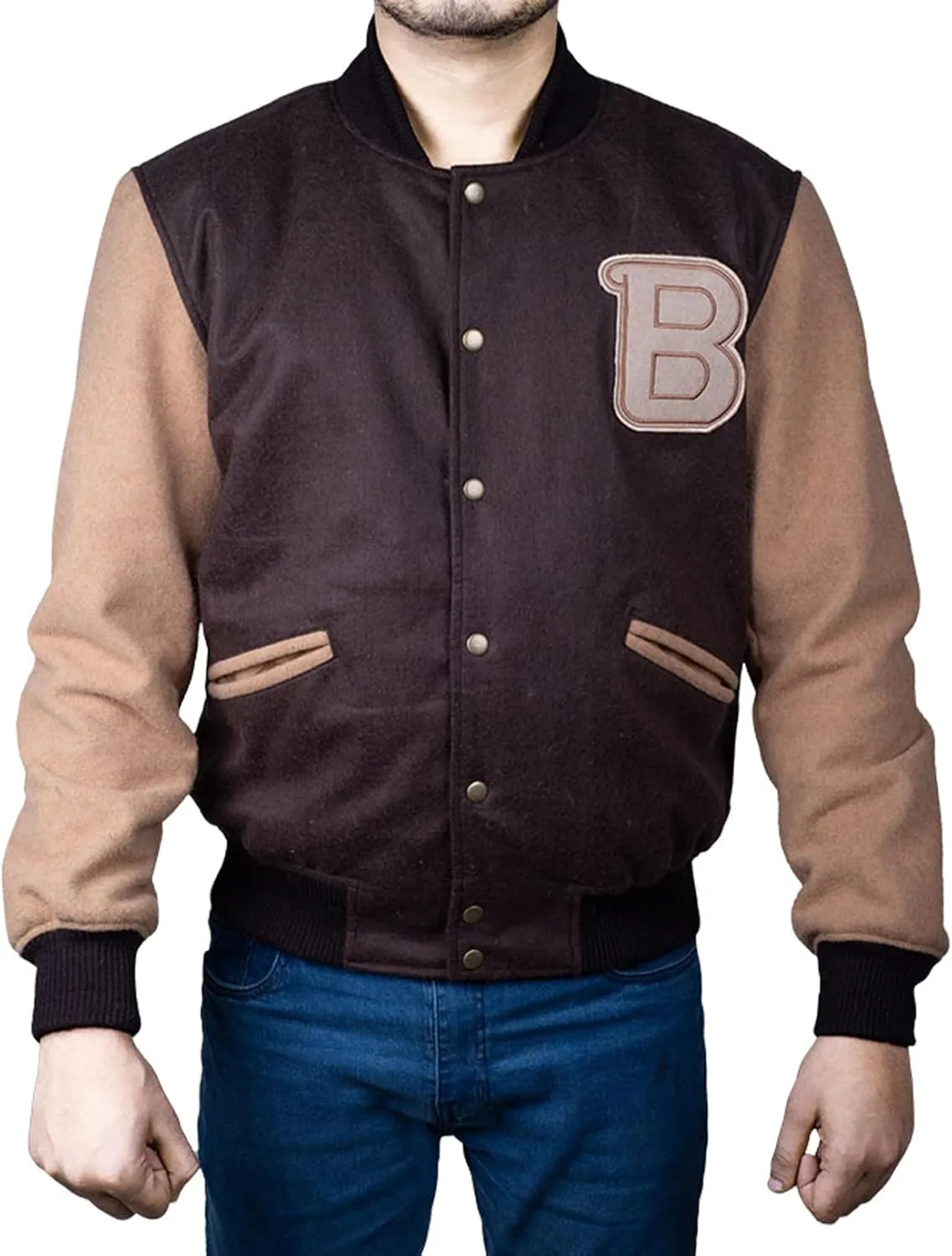 Mens Hotline Miami Varsity Letterman Fashion Wool Bomber Slim Fit Casual Warm Boys College Baseball Jacket