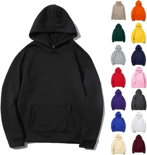 Mens Lightweight Pullover Hoodie Loose Solid Long Sleeve Hooded Sweatshirts Couples Streetwear Hoodies Unisex Shirts