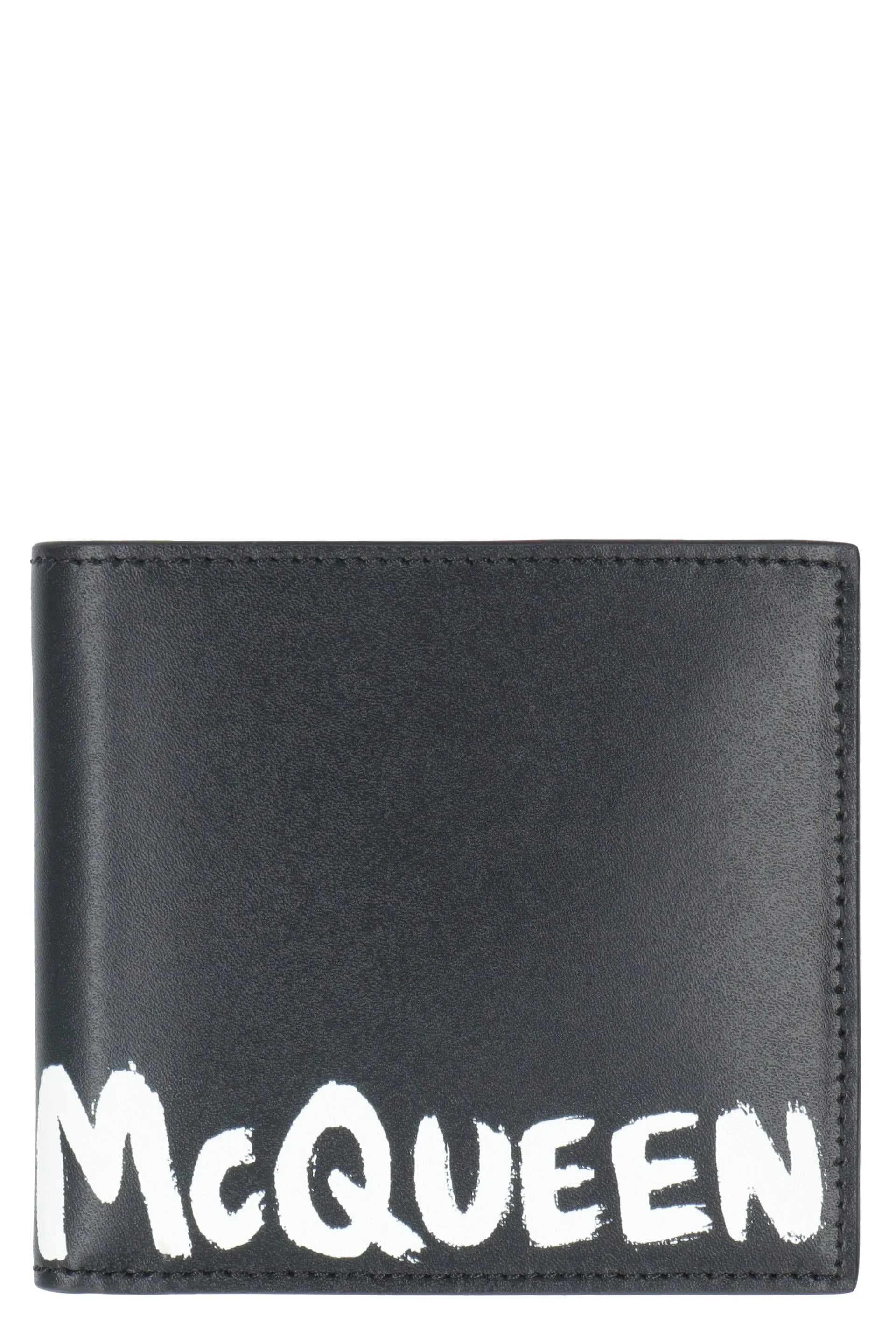 Men's 'mcqueen Graffiti' Bi-Fold Wallet in Mixed Colours | 6021371AAMJ