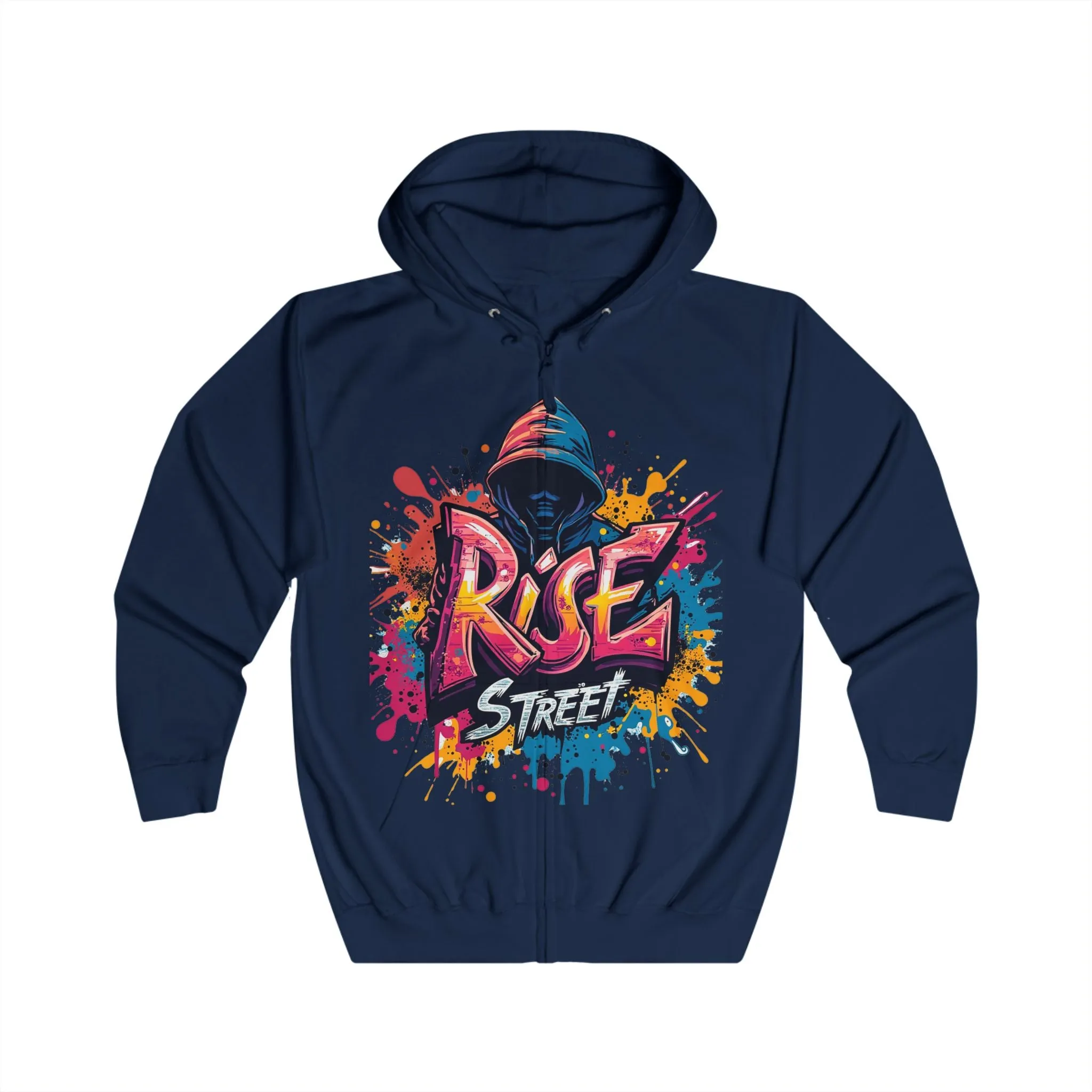 Men's Streetwear Hoodie - Graffiti Art Design