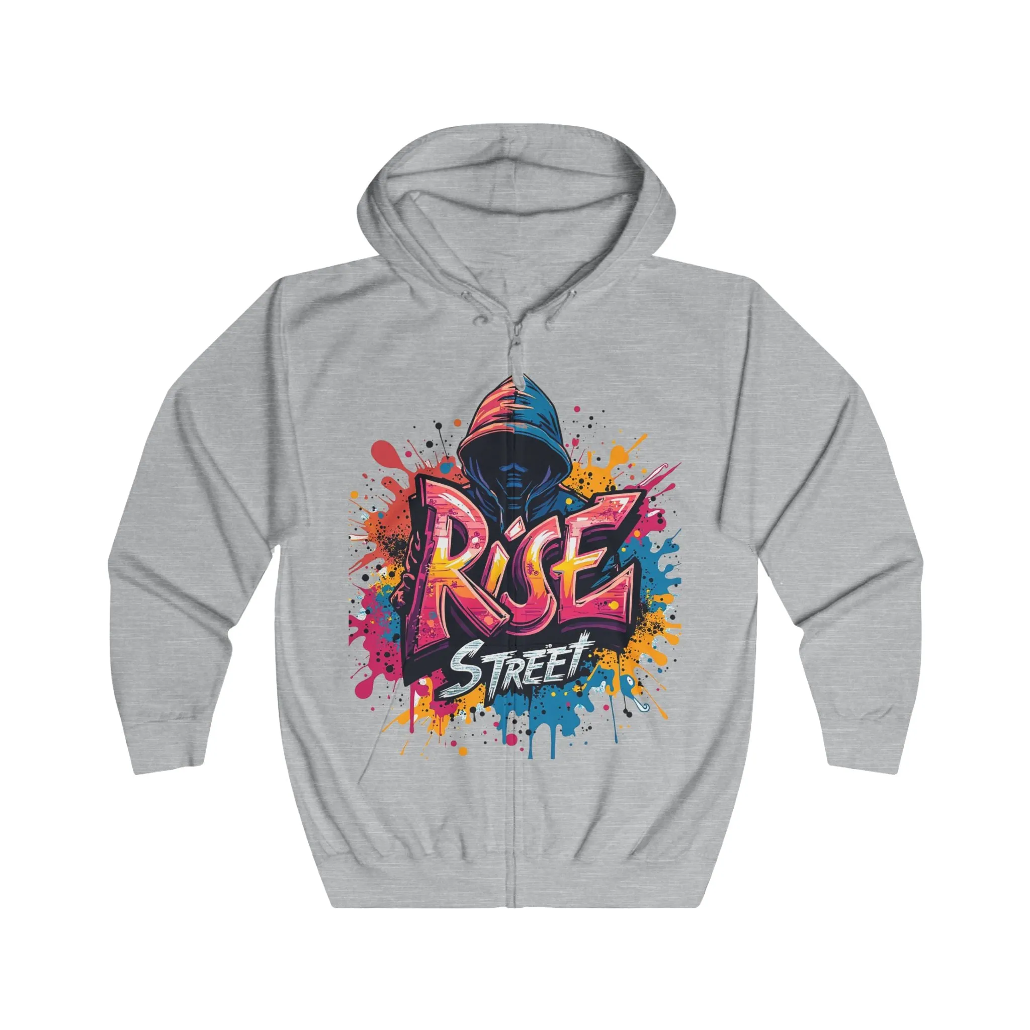 Men's Streetwear Hoodie - Graffiti Art Design