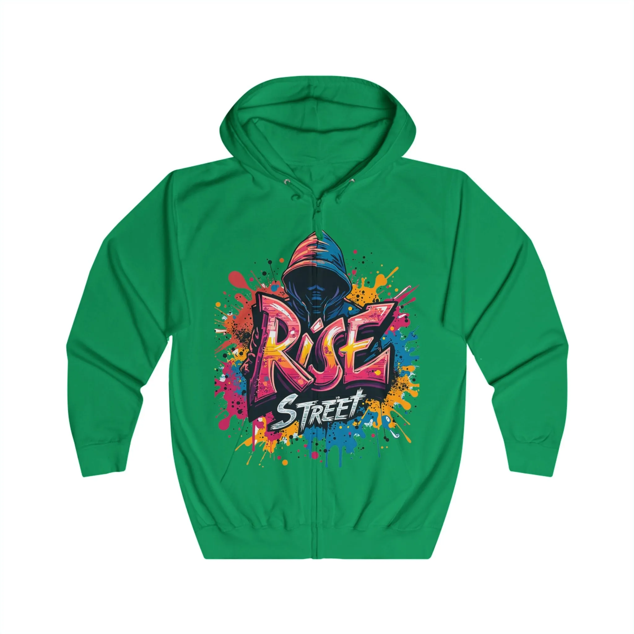 Men's Streetwear Hoodie - Graffiti Art Design