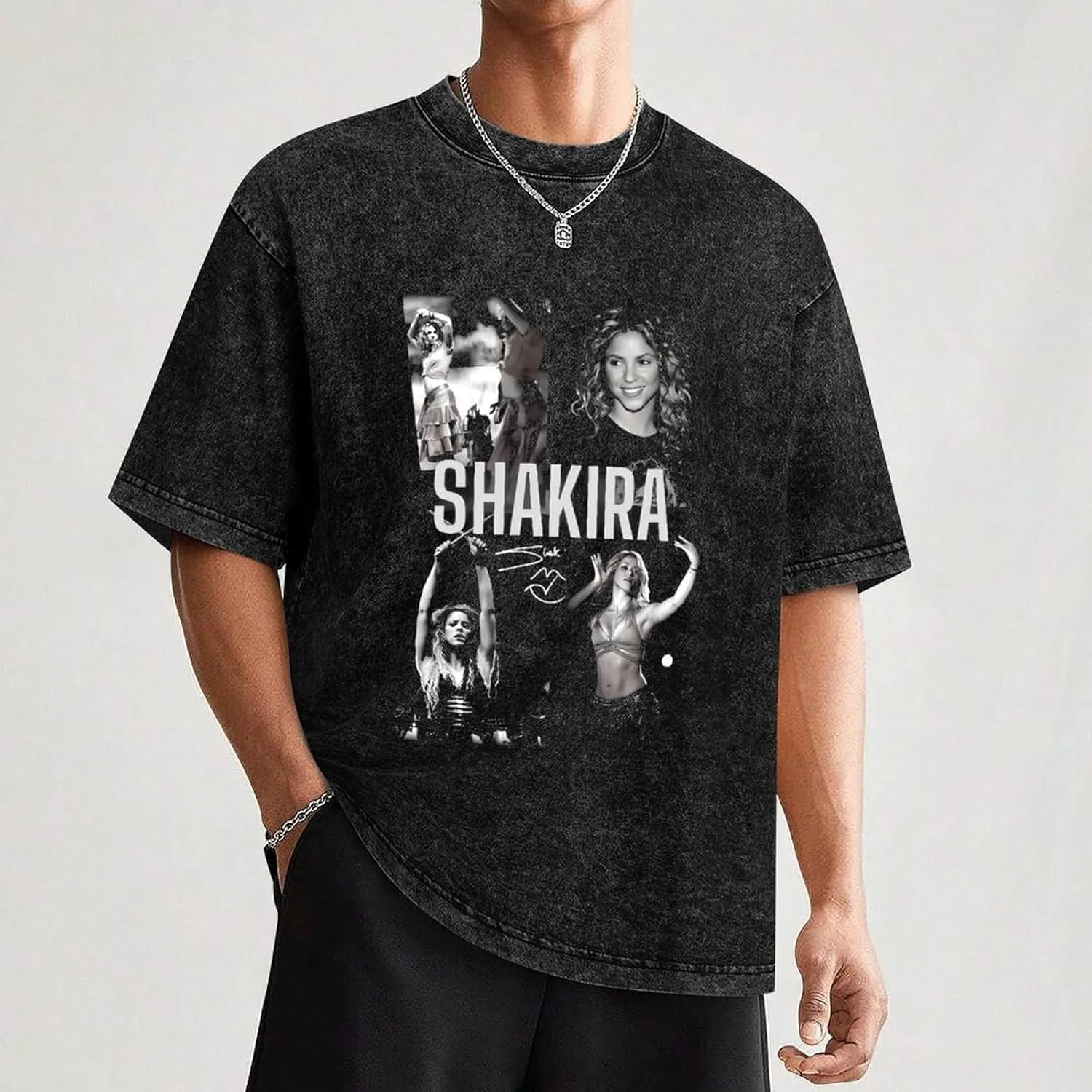 Mens Womens Fashion Short Sleeve Cotton Tshirts Oversized Unisex Wash Basic Casual Tees