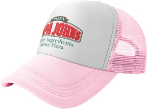 Men's Women's Logo Graphic Mesh Baseball Caps Adjustable Trucker Dad Caps Work Hat for Adult Unisex Women Men