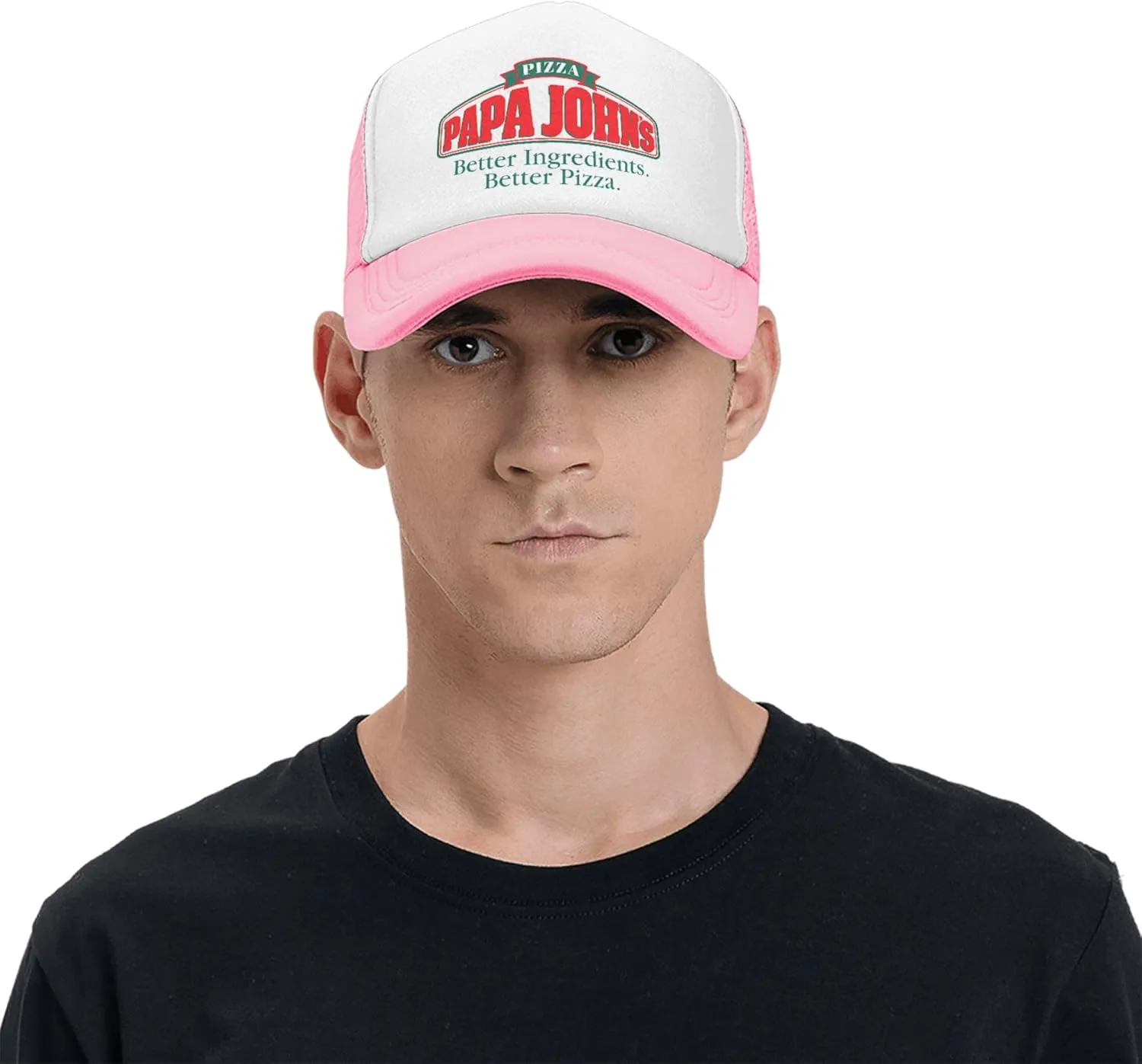 Men's Women's Logo Graphic Mesh Baseball Caps Adjustable Trucker Dad Caps Work Hat for Adult Unisex Women Men