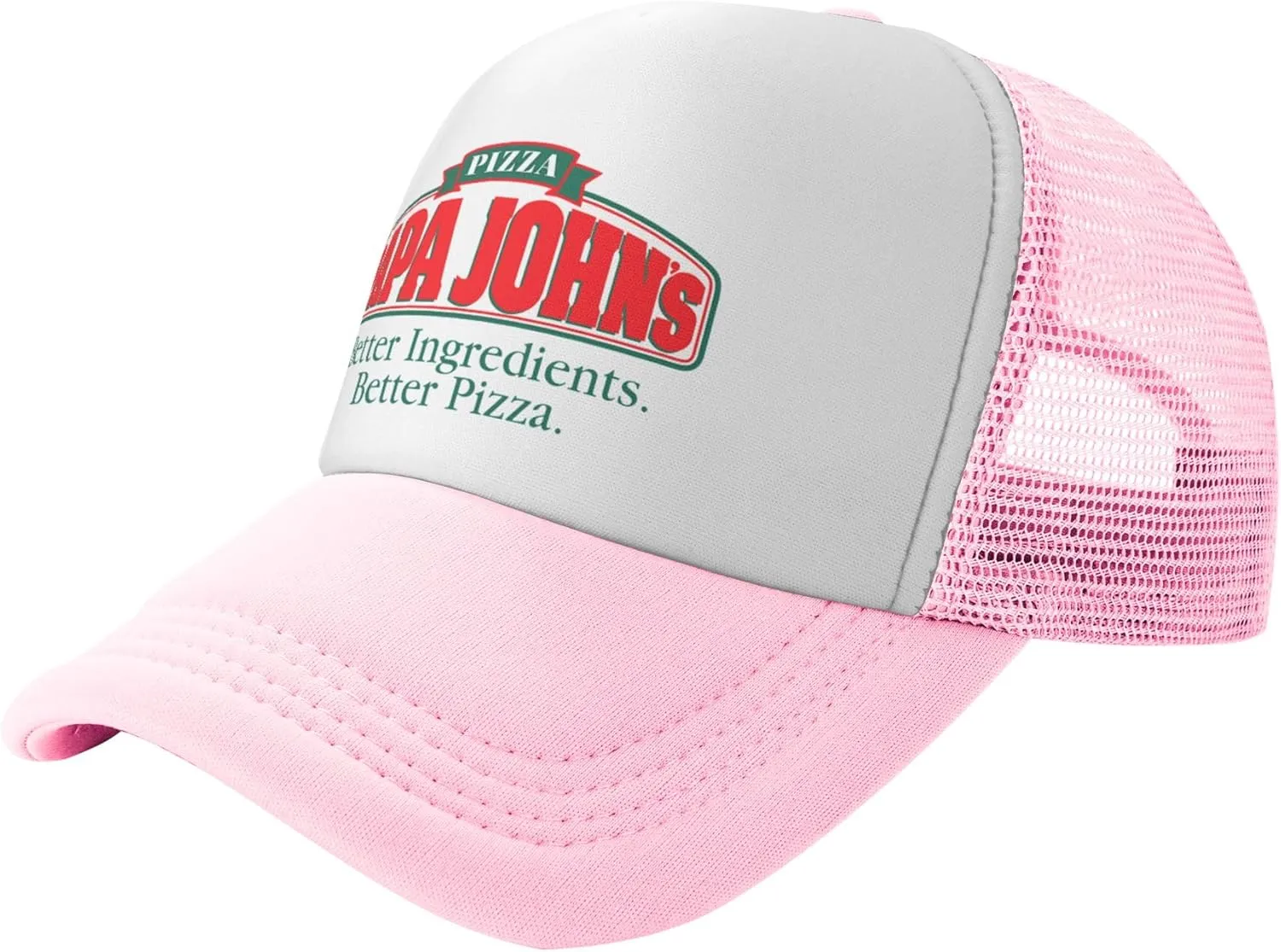 Men's Women's Logo Graphic Mesh Baseball Caps Adjustable Trucker Dad Caps Work Hat for Adult Unisex Women Men