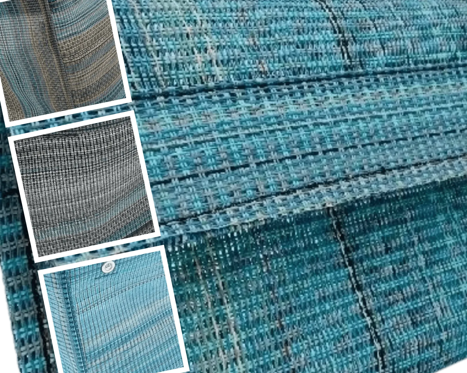 Mesh Tote Bag with Outside Pocket Large
