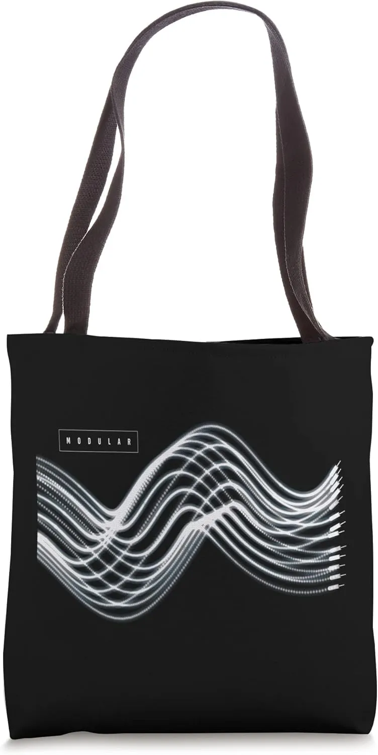 Modular Synthesizer I Synth Synthesizer DJ Festival Retro Tote Bag