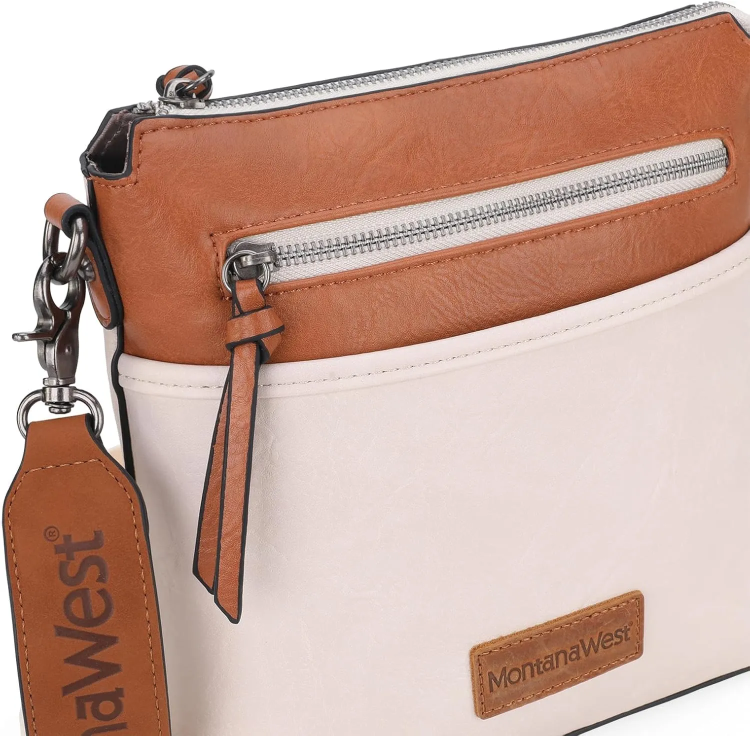 Montana West Crossbody Bag for Women Multi Pocket Cross Body Bag Purses with Guitar Strap