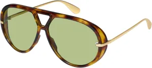 mosanana Trendy Oversized Aviator Sunglasses for Women Retro Style MS52478